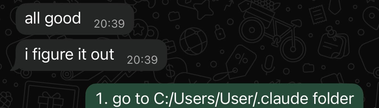 Customer chat confirming the key works